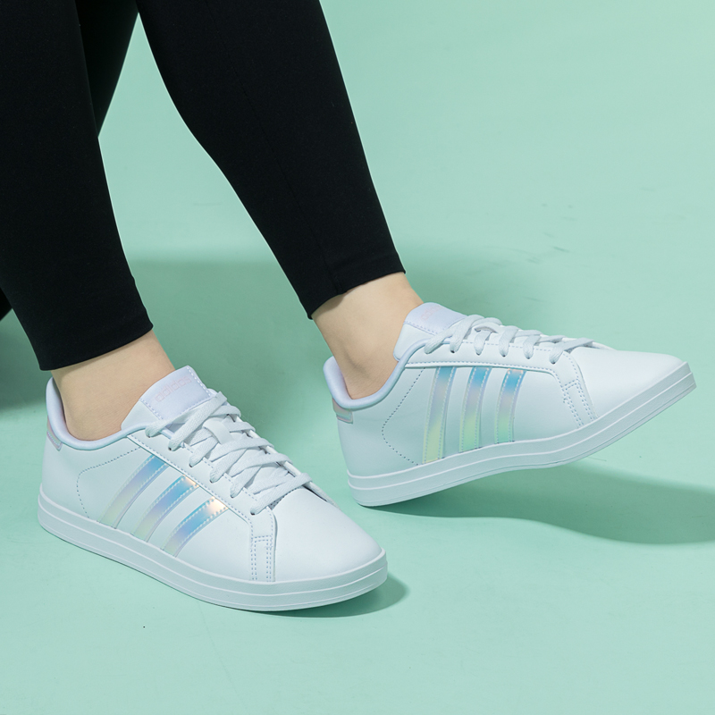 Adidas阿迪达斯女鞋正品官方旗舰2024春季新款小白鞋休闲板鞋女款