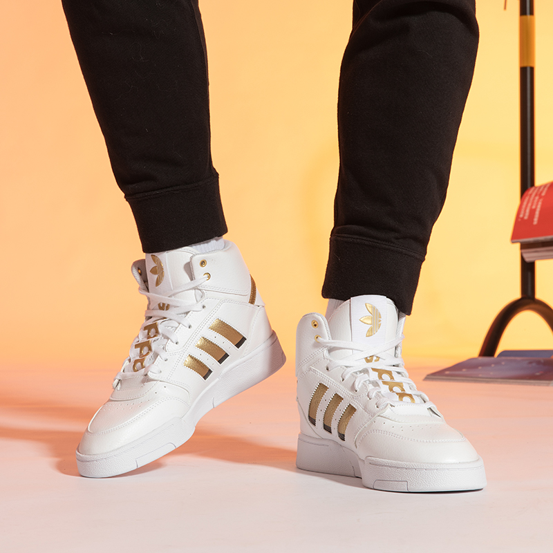 炫动运动户外专营店Adidas阿迪达斯三叶草高帮官网旗舰男鞋秋季新款休闲鞋板鞋男1