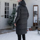 Adidas long down jacket for men's official flagship authentic 2025 autumn and winter new over-knee sports jacket for women