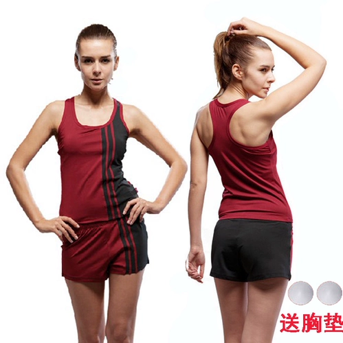 Одежда для йоги, эластичный комплект, быстросохнущие шорты, штаны для спортзала, для бега