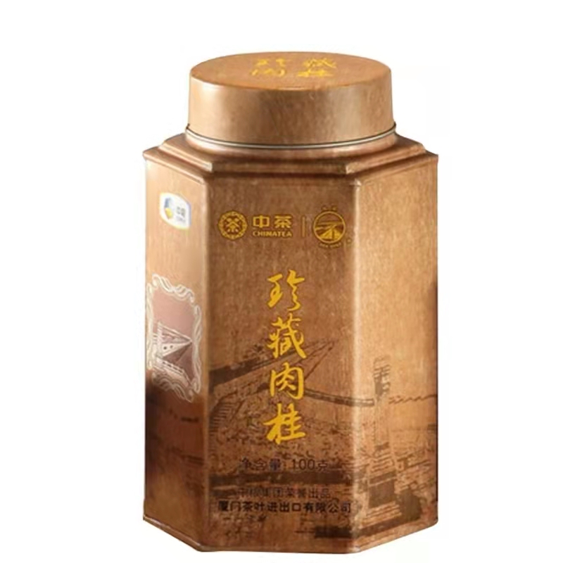 中茶海堤茶叶乌龙茶2016年份第一批珍藏版肉桂限量生产 100克罐装 - 图2