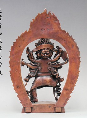 秽迹金刚铜佛身大力威怒法像摆件