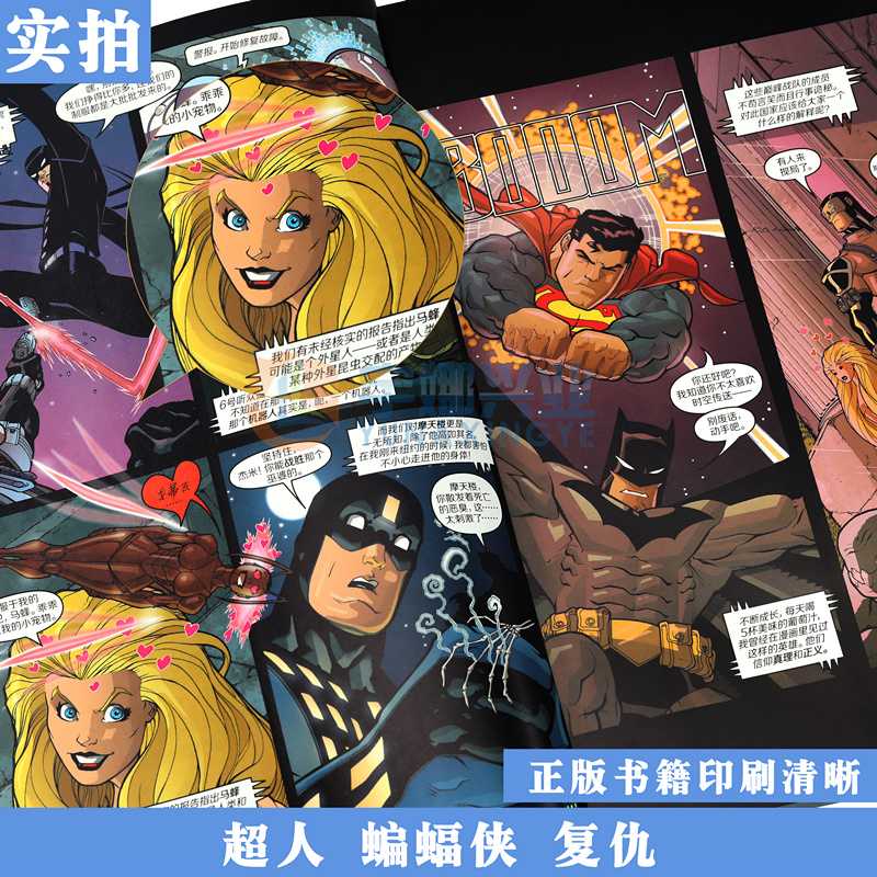 正版 超人/蝙蝠侠漫画 复仇 DC漫画 华纳DC英雄漫画书 杰夫●洛布 美国漫画《超人/蝙蝠侠》系列 超人蝙蝠侠小丑绿箭同类 世图美漫 - 图2