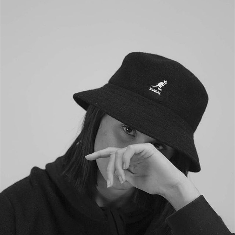 Kangol Bermuda bucket hat 袋鼠 条纹 平顶渔夫帽盆帽 男女帽子