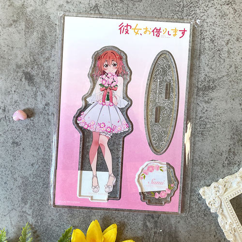 日本正版 租借女友 出租女友 花环礼服亚克力立牌 周边谷子 - 图2