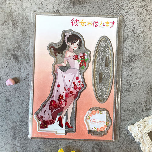 日本正版 租借女友 出租女友 花环礼服亚克力立牌 周边谷子 - 图1