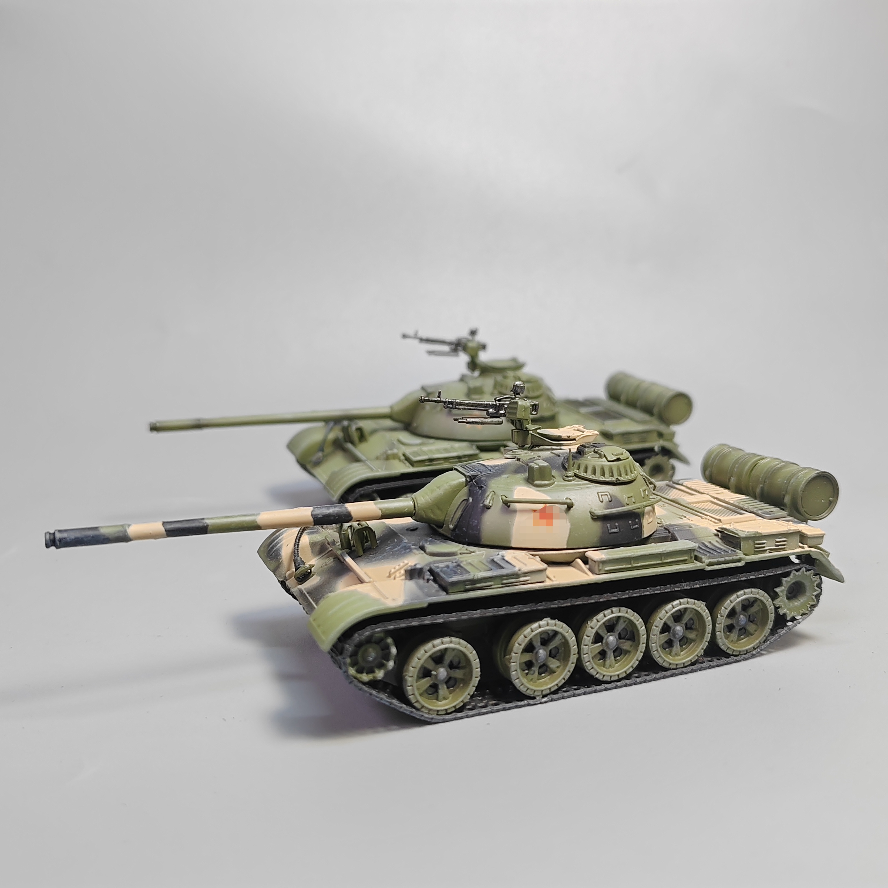 1/72中国59式主战坦克模型合金仿真军事玩具微缩艺术摄影道具礼物-图0