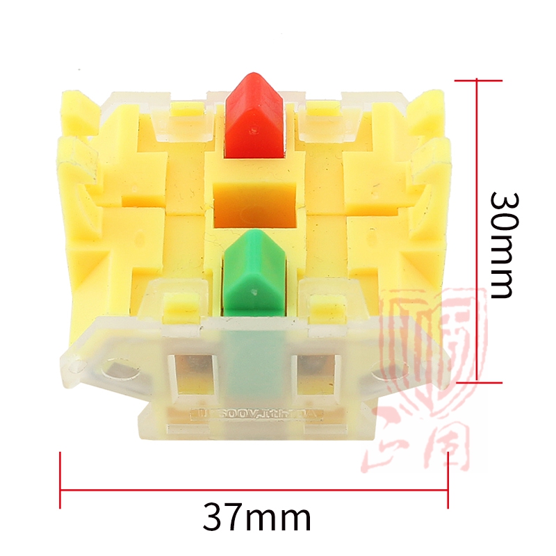 按钮旋钮急停触点底座LAY37-11 20 02 触头 基座下座 常开 常闭 - 图0