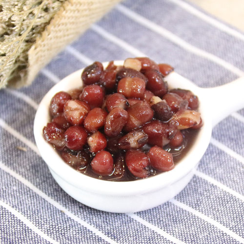 冉颖熟红豆罐头3.35KG糖纳红豆开罐即食奶茶甜品双皮奶专用辅料 - 图1