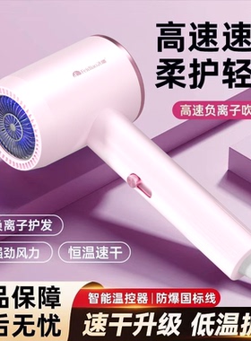 飞雕吹风机负离子护发电吹风速干酒店家用大风力发廊大功率吹风筒