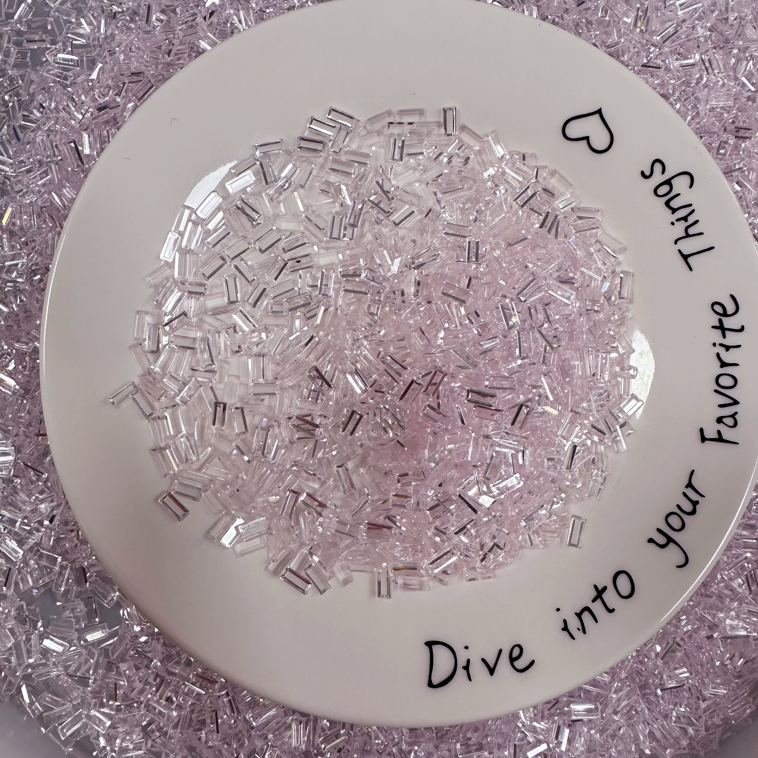 高透3x7mm手作球填充冰条diy手工制作材料包透明色系填充物 - 图3