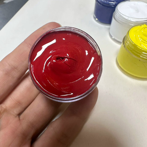 10克装，三原色硅胶色膏可调色高浓度不沉淀油性液体硅胶捏捏乐 - 图0