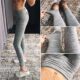 ແອວໃຫຍ່ຍືດຍາວ leggings ແຫນ້ນ