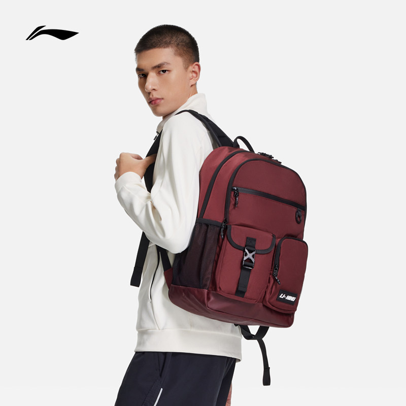 李宁男包女包官方新款健身双肩包 李宁outlets店双肩背包