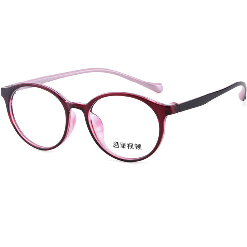 康视顿镜框年TR90超轻近视眼镜架可配度数男女板材镜架2206-图3