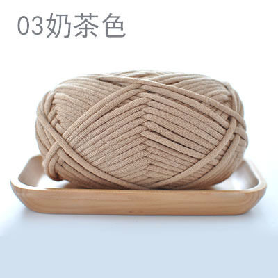 雪妃尔真心棉 灌心棉 棒针 编织粗毛线围巾线/地垫坐垫线/包包线 - 图3