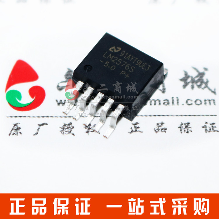 原装进口 LM2576S-5.0 LM2576 LM2576S TO-263三端稳压IC稳压器 - 图1