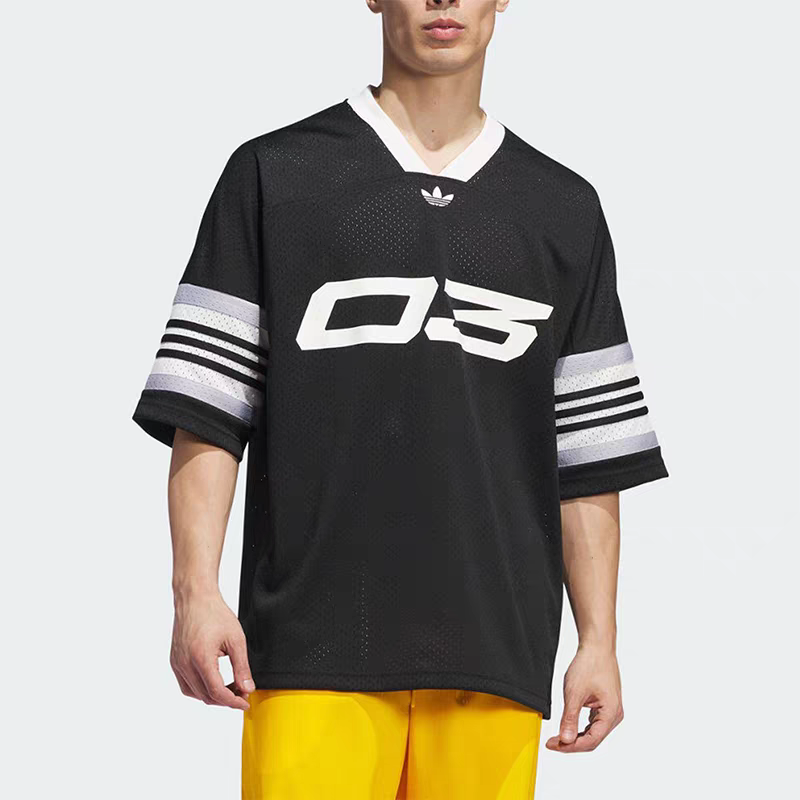 adidas阿迪达斯三叶草男女复古足球风网眼短袖T恤IY7378,淘宝优惠券,粉丝福利购,淘宝优惠卷