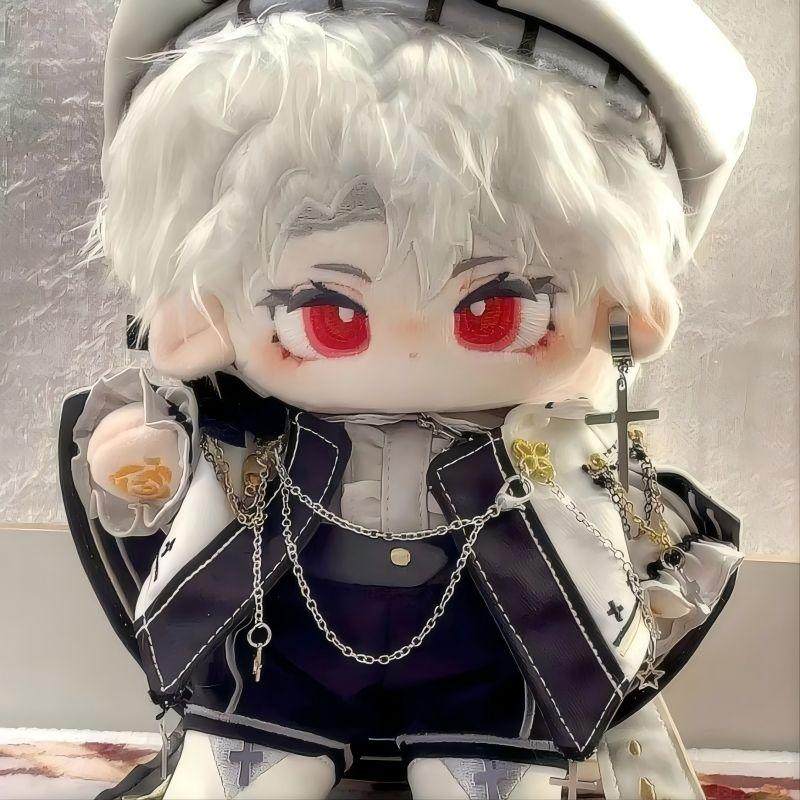 漫画月影别墅周边同人白艾尔属性20cm棉花娃娃女生礼物玩偶送礼物,淘宝优惠券,粉丝福利购,淘宝优惠卷