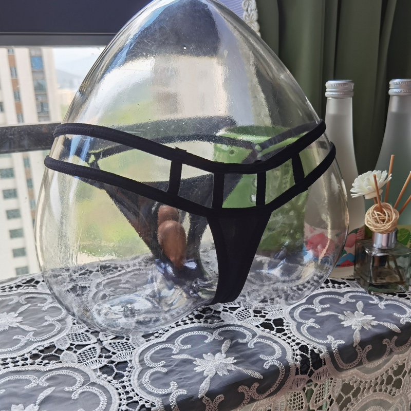 原创开口JJ套囊袋自带透气孔 U凸性感透视蕾丝男士丁字内裤保密发,淘宝优惠券,粉丝福利购,淘宝优惠卷