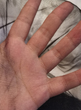 白色透明网特密0.5毫米美国网纱