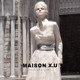 ເສື້ອເຊີດແຂນເສື້ອແຂນຍາວ embroidered hand-sewn MAISONX.U French stand collar shirt for women