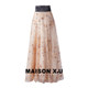 ສິ້ນສູງ MAISONX.U ຝຣັ່ງແອວສູງທີ່ມີ hem ຂະຫນາດໃຫຍ່