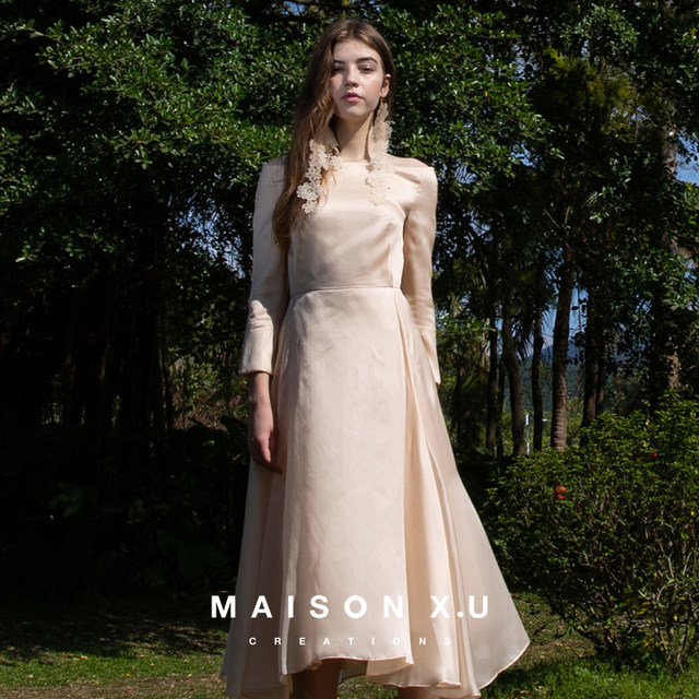 Ivory goddess MAISONX.U ຊຸດຝຣັ່ງ