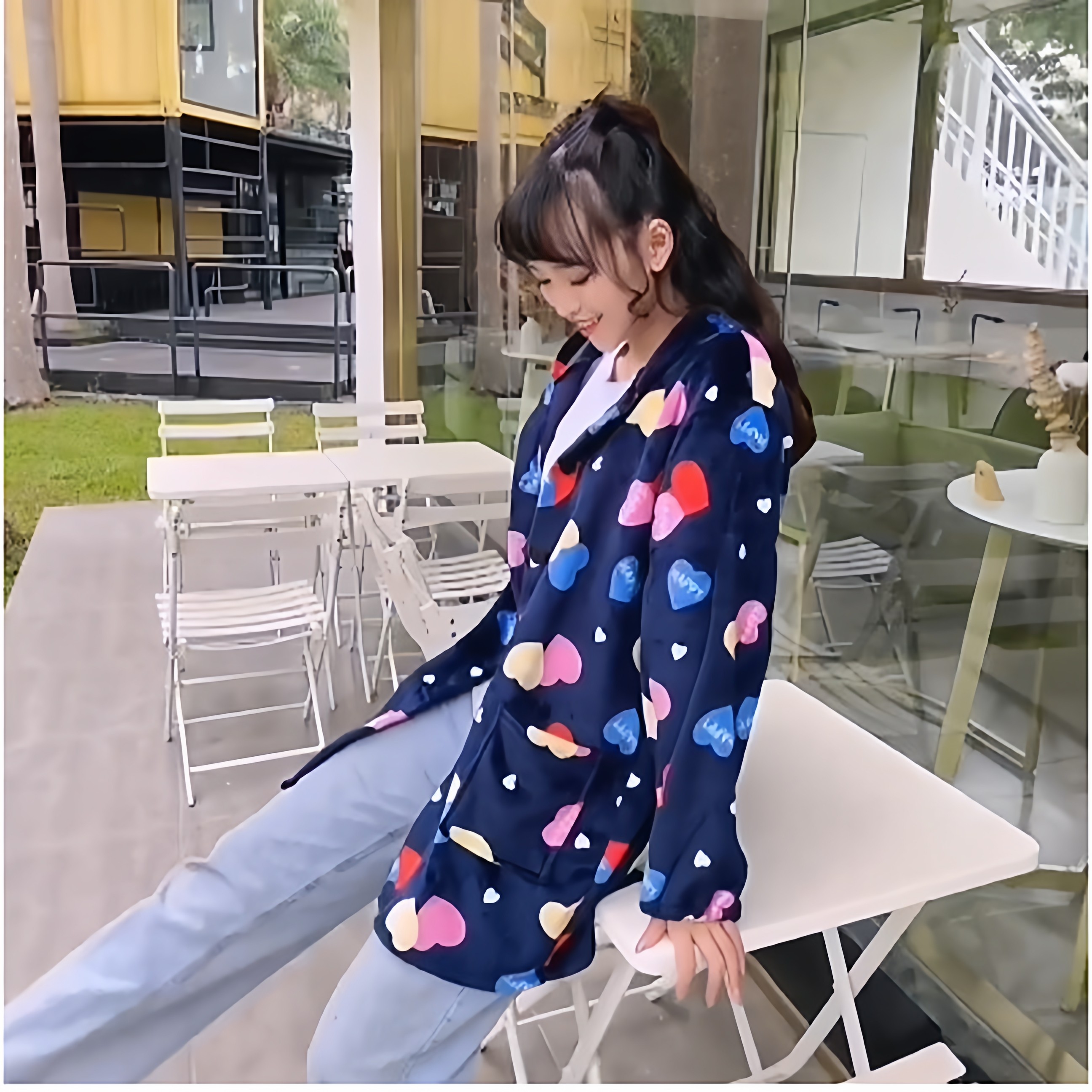 5钻不带帽法兰绒罩衣成人韩版俏丽波点工作珊瑚绒防寒保暖绒围裙,淘宝优惠券,粉丝福利购,淘宝优惠卷