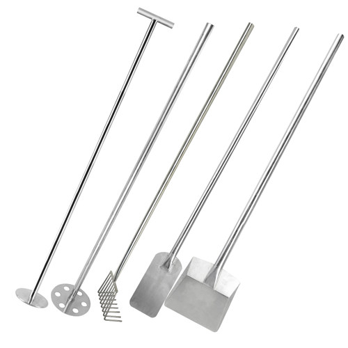 304不锈钢葡萄酒白酒发酵压帽器搅拌棒搅拌勺酿酒发酵工具搅拌桨 - 图3