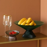 BX Light Luxury Creative Glass Fruit Plate Nordic гостиная орнамент домашний персонализированный кофейный столик для хранения орнамента