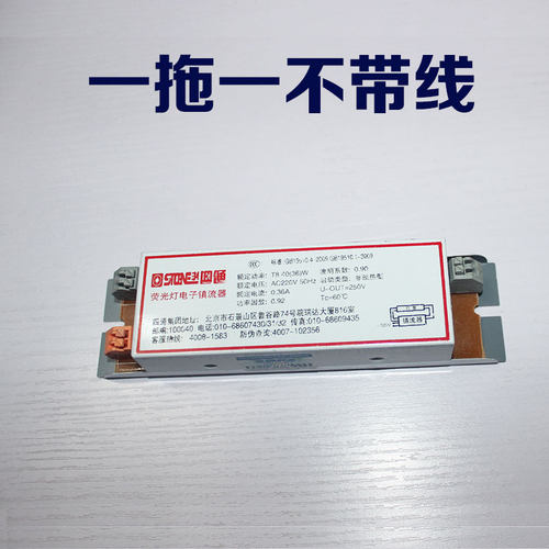 日光灯镇流器支架荧光灯管20W30W40W一拖一磁道体电子整流器 - 图0