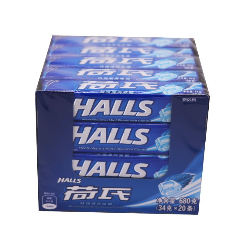 荷氏薄荷糖halls午夜风暴34g强劲清凉何氏特强清新口气糖果零食品-图3