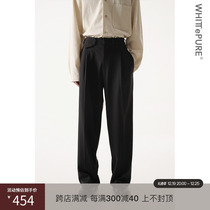 (WHITT EPURE) WP Shirakawa spontaneous heat Sewn Belt accessories Long pants casual Western pants Male Winter