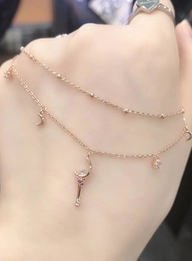 美少女战士项链银正品联名款