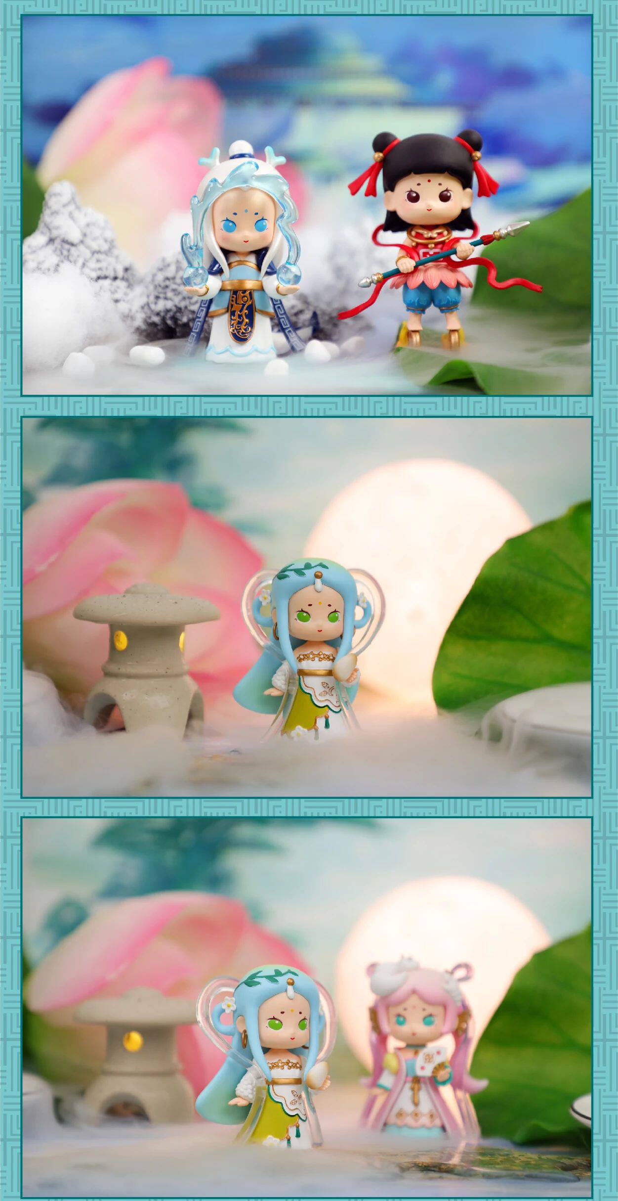 哪吒封神榜盲盒姜子牙申公豹雷震子哪吒公仔手办娃娃摆件节日礼物