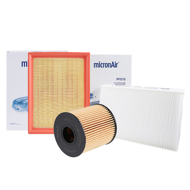 科德宝308标致307世嘉凯旋408机油滤芯空气滤芯空调滤芯三滤套装 - 图0