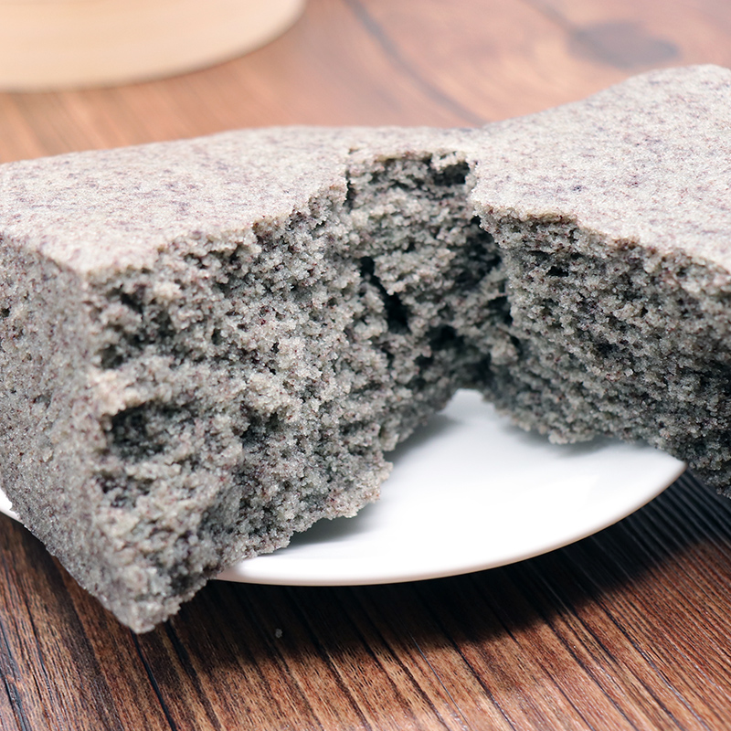 宁波特产传统糕点粗粮早餐黑米糕500g紫米糕糯米糕鸡蛋糕凉糕发糕-图1