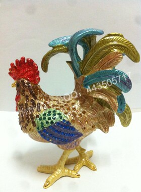 俄罗斯金属锡制镶钻漂亮风摆饰