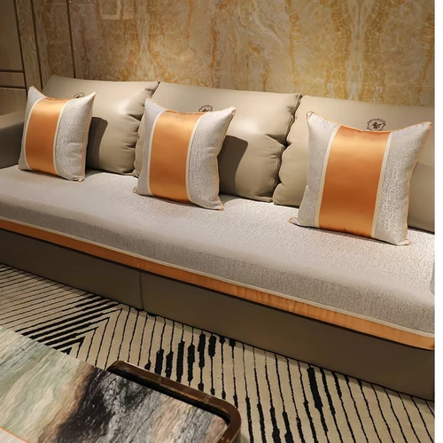 Современный индивидуальный диван, подушка на четыре сезона, нескользящая ткань, простой и элегантный дизайн