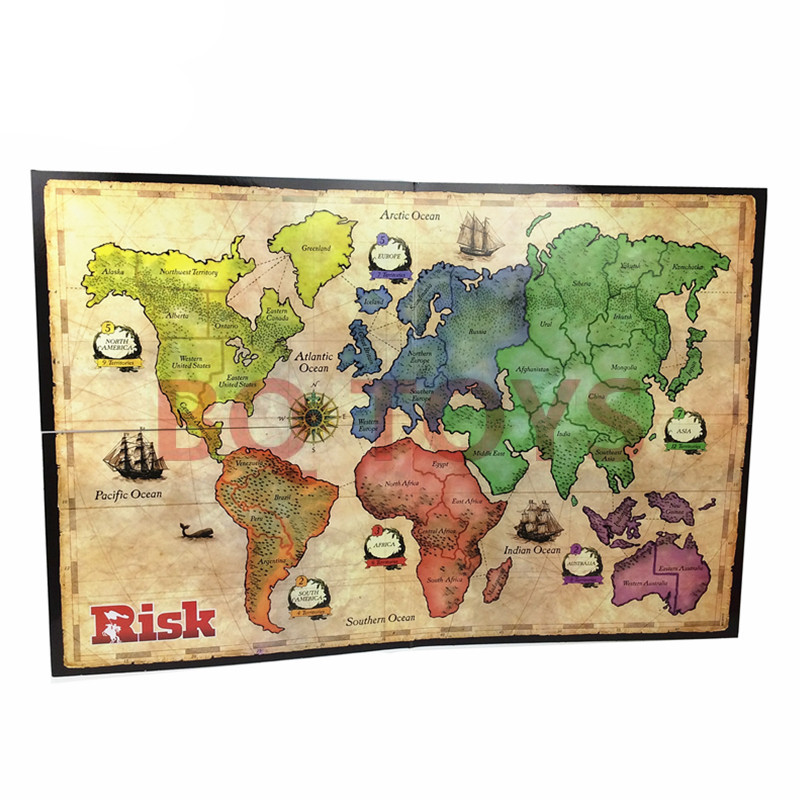 经典英文战争桌游男孩子益智休闲策略游戏 ENGLISH RISK GAME-图0