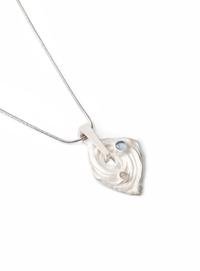 ROGIC量子默契漩涡双瞳项链纯银