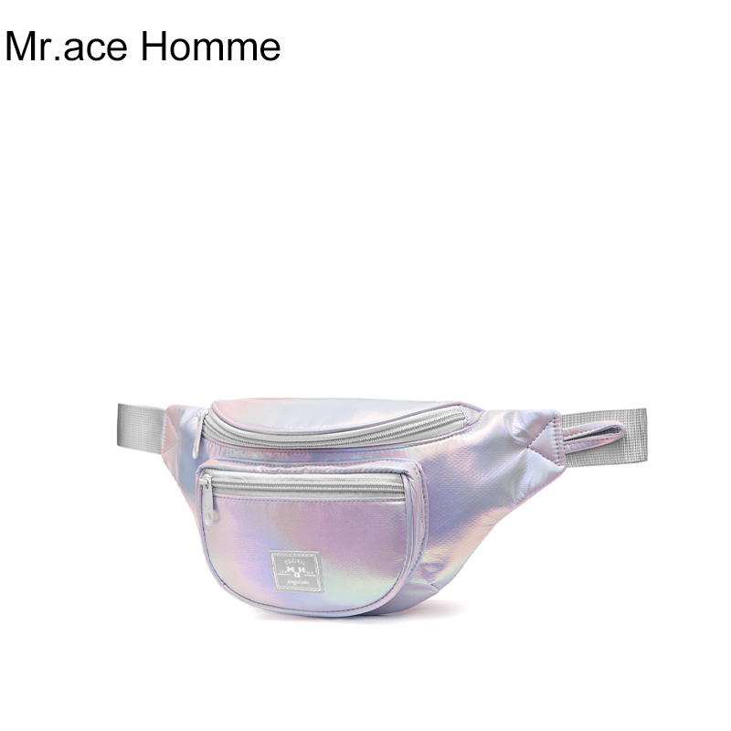 mr . ace homme时尚腰包女潮小包包 mracehomme胸包