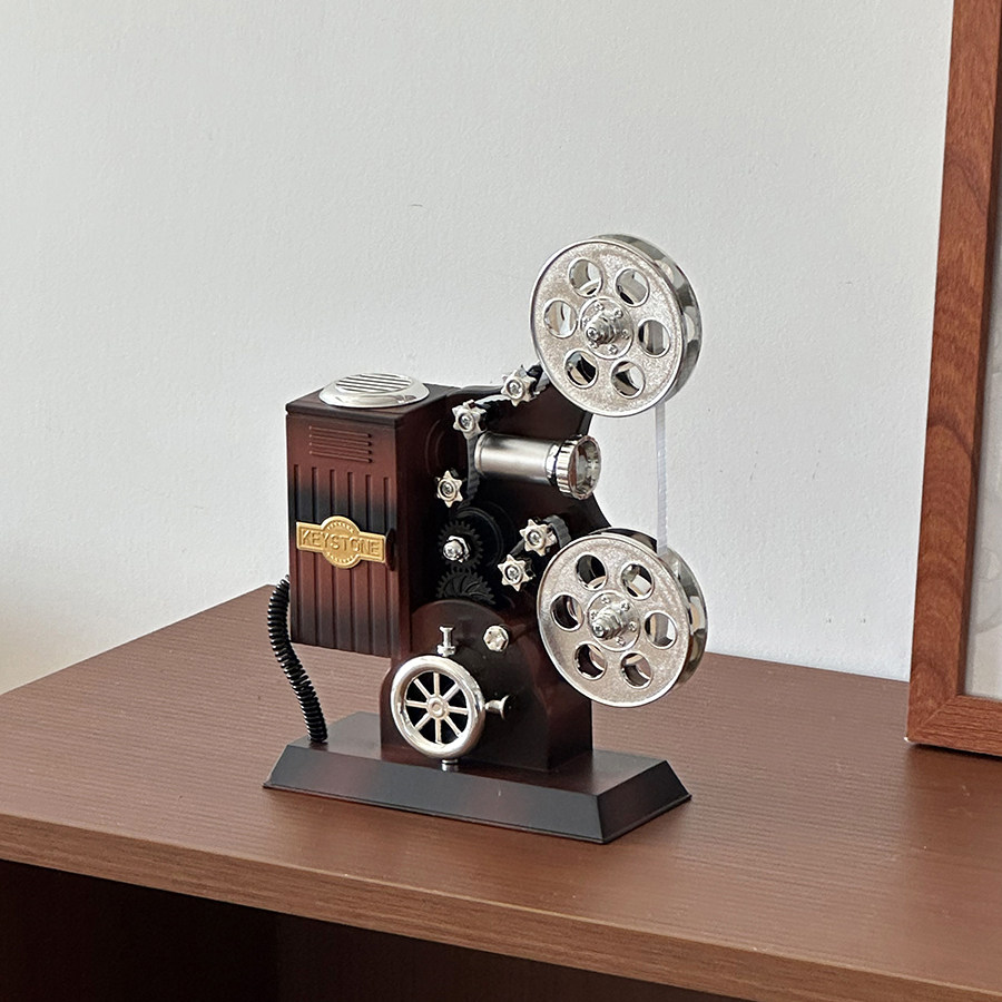 中古风小摆件桌面创意客厅玄关怀旧装饰品小众高级感音乐盒八音盒,淘宝优惠券,粉丝福利购,淘宝优惠卷