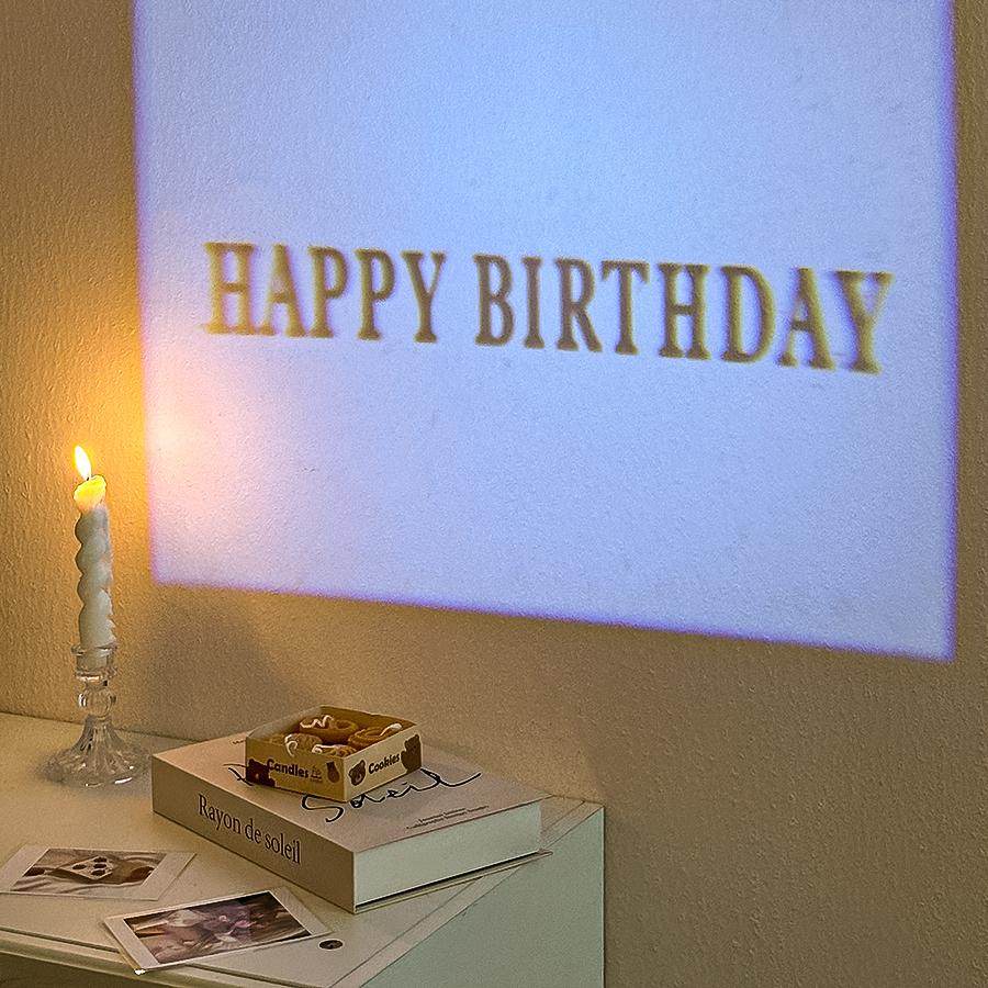 网红ins生日投影灯生日派对氛围感拍照道具实用小众高级创意礼品,淘宝优惠券,粉丝福利购,淘宝优惠卷