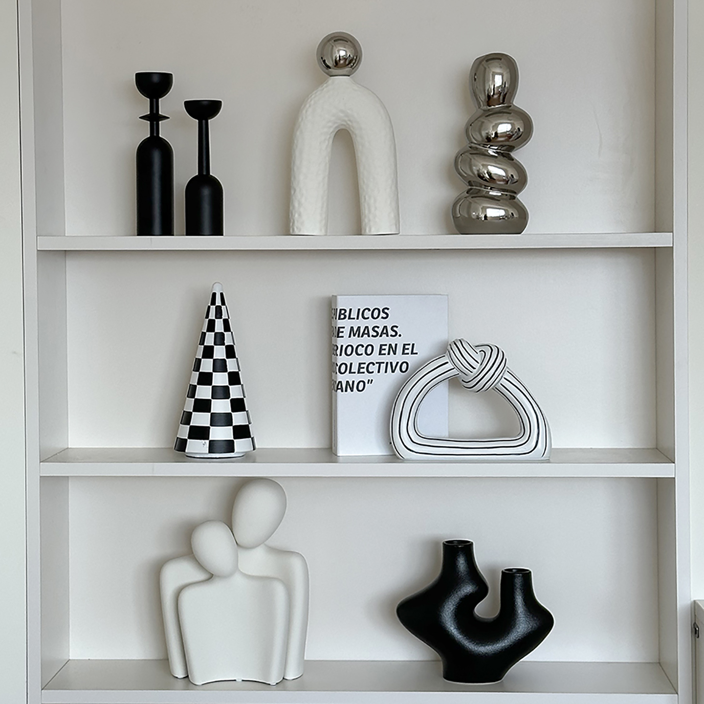 现代高级感创意家居好物软装装饰品陶瓷酒柜电视柜客厅桌面摆件 - 图1