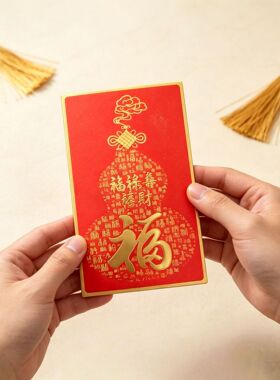 福禄门贴创意葫芦形冰箱贴防水贴画自贴墙粘背景防水空墙玄关贴纸