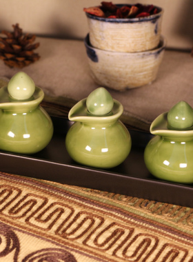 白spa美容院闻香瓶陶瓷分装泰式