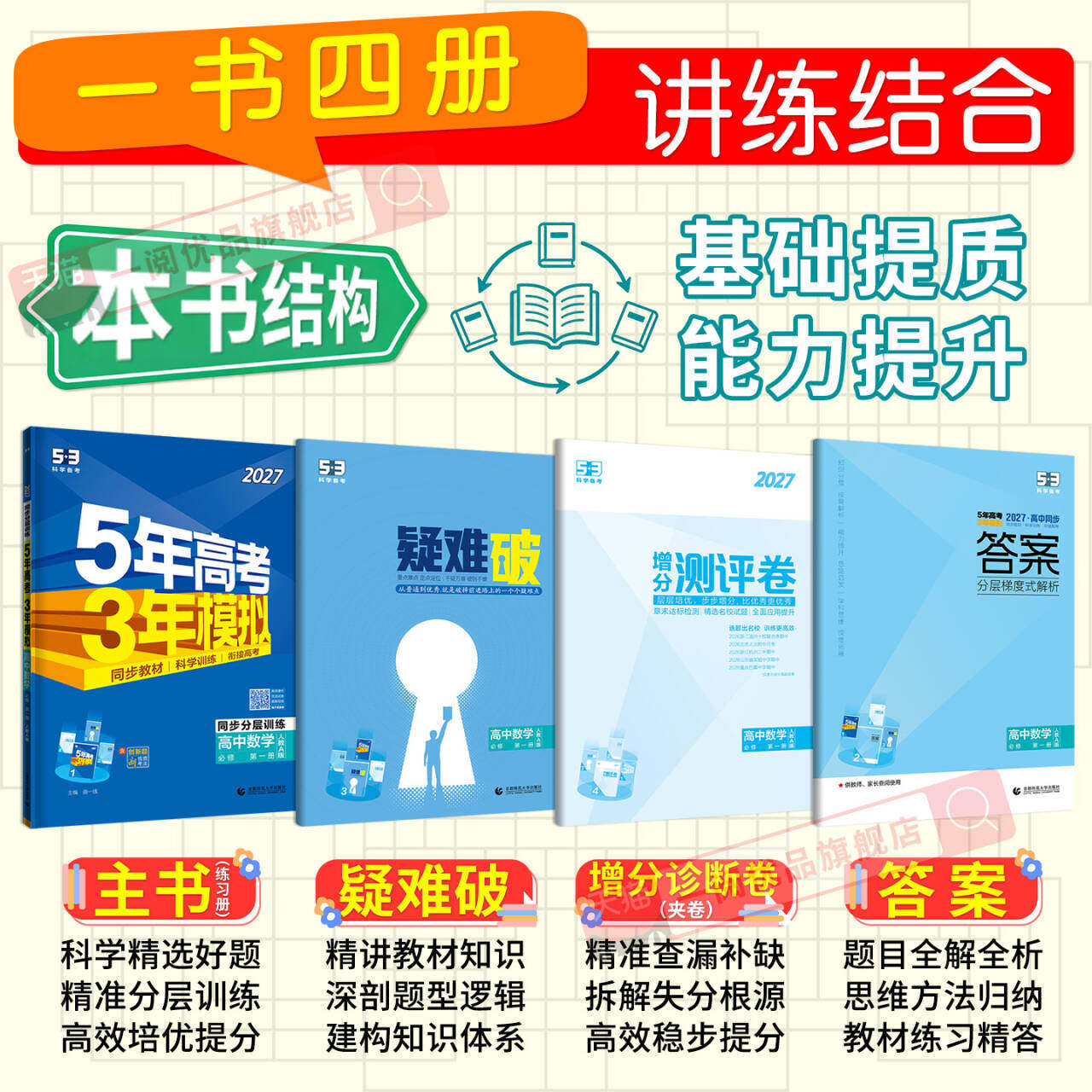 2027新版五年高考三年模拟高一高二上下册语文数学英语物理化学生政治历史地理必修选择性第一二三册53高中同步练习册必刷题教辅
