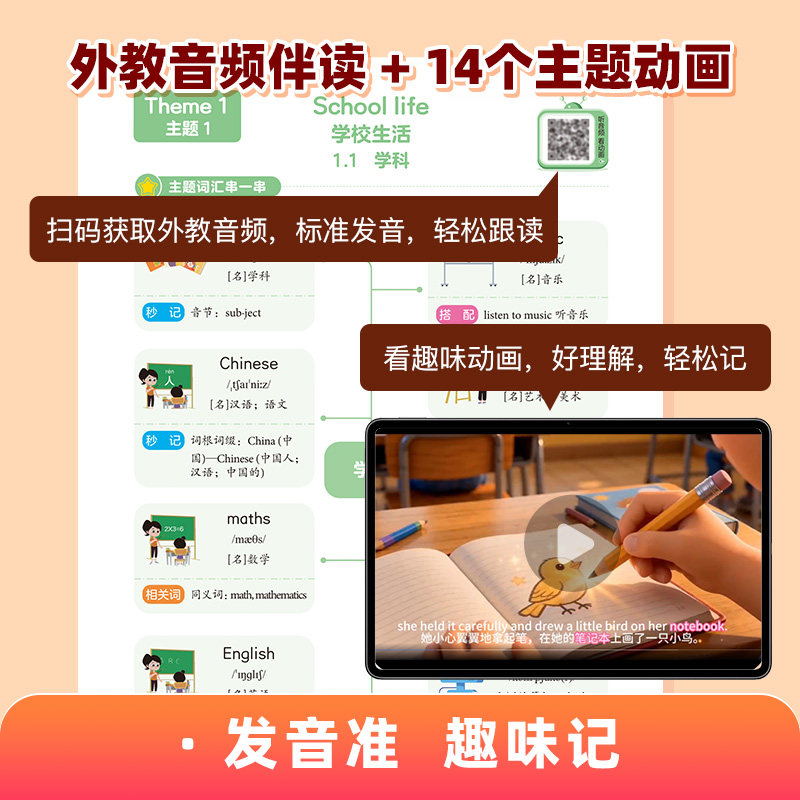 高频考点击破晨记打卡10分钟初中小四门必背知识点语文数学物理化学政治历史地理生物会考知识点汇总书七八九年级全套人教初一二三